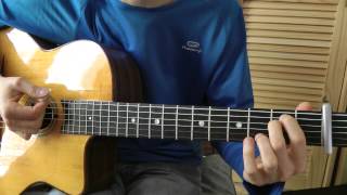 Cours de guitare  Sanseverino  Maigrir 23 Refrain  Interlude [upl. by Edd]