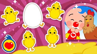 Five Little Chicks 🐥 Nursery Rhymes amp Kids Songs ♫ Plim Plim [upl. by Bradway227]