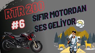 2024 TVS Apache RTR 200 Bloktan Gelen Sesi Buldum  MotoVlog [upl. by Francois768]