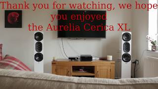 Aurelia Cerica XL High End Loudspeakers With Sound amp Style [upl. by Garbe]