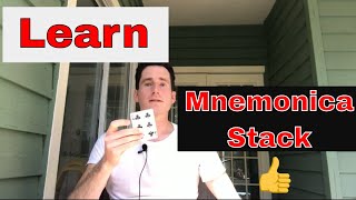 How to Learn or Memorize Mnemonica Stack order by Juan Tamariz  The Best Ways to Memorize Mnemonica [upl. by Sibella]