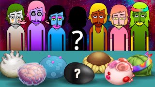 MonsterBox EGGS  Psychic Island  MSM  incredibox  ALL EGGS Psychic Island [upl. by Ball452]