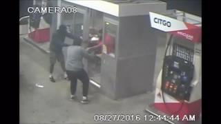 Gunpoint robbery at Brooklawn gas station [upl. by Reginauld]