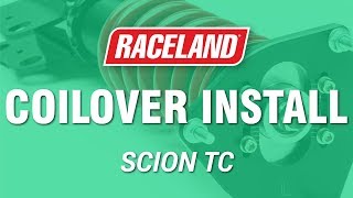 How To Install Raceland Scion tC Coilovers [upl. by Coben948]