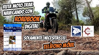 Ruta Navegando con ROADBOOK Digital 🧭 Solamente con el Teléfono [upl. by Euqnomod429]