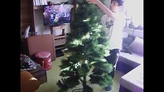 Weihnachtsbaum aufbauen Aufbau künstlicher Weihnachtsbaum kinderleicht minutenschnell [upl. by Camila]