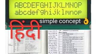 LCD programming in microcontroller 8051 in hindiLCD interfacing with microcontroller 8051 [upl. by Yonita781]