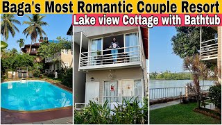 Rooms for 2800 😱  Baga’s Most Romantic Couple Resort  Lake view Cottage  Baga Beach Resort [upl. by Appilihp]