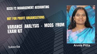 ACCA F2 Management Accounting Not for profit organisations Part 12 [upl. by Ahsya]