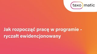 Ryczałt ewidencjonowany  jak ustawić program  PROSTA INSTRUKCJA ⬆️ [upl. by Johannah]