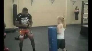 Alistair Overeem Leg Kick To A Young Girl [upl. by Eiramlatsyrk]