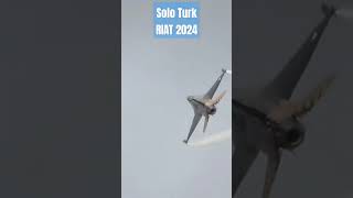 riat riat2024 airshow aircraft aviation military f16 turkey turkish shorts solotürk jet [upl. by Pliam809]