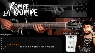 Rompe La Dompe  Guitarra Con Requintos DEMOCOVER  The Yerena [upl. by Mcilroy]