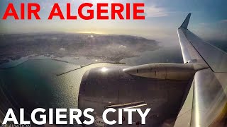 GOPRO HD  AIR ALGERIE APPROCHE A VUE ET ATTERRISSAGE A ALGER  BOEING 737800 [upl. by Akissej254]