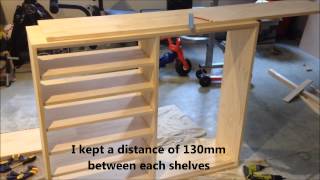 DIY Making A Shoe Cabinet [upl. by Castorina]