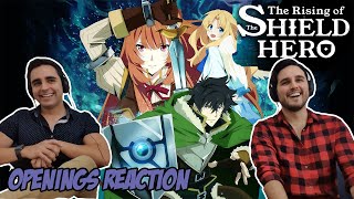 THE RISING OF THE SHIELD HERO Openings 12 REACTION  Brothers Reaction [upl. by Hertz174]