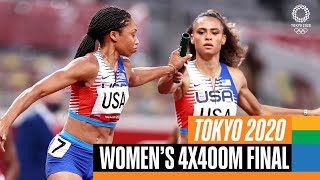 🏃‍♀️ Womens 4x400m Final  Tokyo Replays [upl. by Feliks]