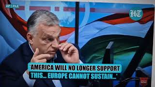 Maďarsko předpovídá quotsoudný denquot pro kyjevske ambice EU prohlašuje že Trump se stáhne z Ukrajiny [upl. by Ayle]