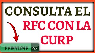 SACA TU RFC EN 1 MINUTO CON LA CURP 2021 [upl. by Charles]