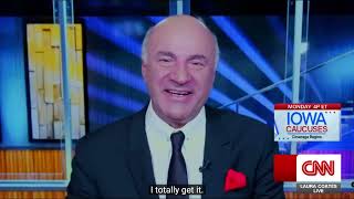 Kevin OLeary CNN interview on Trump Fraud Trial [upl. by Zoellick144]