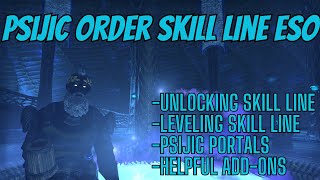 Psijic Order Skill Line ESO [upl. by Ecirtnom]