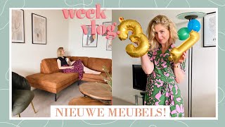 IK BEN JARIG amp WOONKAMER MAKEOVER 🏠 VLOG 35  Sarah Rebecca [upl. by Orvie82]