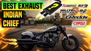 Indian Chief Exhaust Sound🔥 BassaniDean RampageFAB28Freedom PerformanceMillerRinehart [upl. by Caravette]