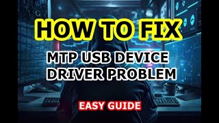 How to fix MTP USB Device Driver Problem  MTP ADB Driver  MTP Device Driver  Windows 1011 [upl. by Nahte]