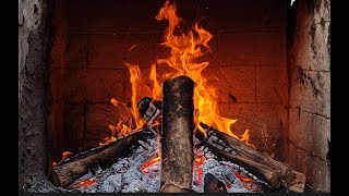 🔥 Cozy Fireplace 4K 12 HOURS Fireplace with Crackling Fire Sounds Crackling Fireplace 4K [upl. by Aititil]