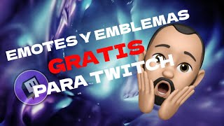 Crea emotes y emblemas para Twitch totalmente gratis [upl. by Nnaaihtnyc543]