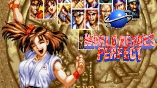 World Heroes Perfect playthrough SEGA Saturn 1CC [upl. by Bonni814]