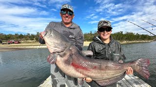 We Caught a Record Breaking Monster Blue Catfish Cast amp Blast [upl. by Zaragoza]