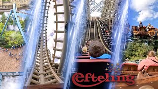 All Roller Coasters at Efteling  4K Onride POV [upl. by Tahpos397]