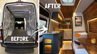 Van Build TIME LAPSE The Perfect Campervan Start to Finish in 30 days [upl. by Mildrid549]