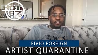 Fivio Foreign Opens Up On COVID19 Scare Pop Smoke  New Music  Artist Quarantine [upl. by Labana]