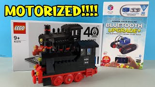 How I motorize a Lego train  remote control for the steam locomotive 40730 7810 mod  circuit cubes [upl. by Conlan]