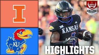 Illinois Fighting Illini vs Kansas Jayhawks  Full Game Highlights [upl. by Asiret]