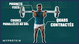 Le FRONT SQUAT  Technique et Erreurs à Éviter [upl. by Leshia]