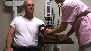 Taking an Automated and Manual Blood Pressure Reading with the SunTech 247 [upl. by Nylidnam]