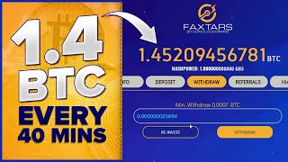 FREE 14 Bitcoin Every 40 Minutes  FREE BITCOIN MINING WEBSITE 2022  No Investment Required [upl. by Adrea]