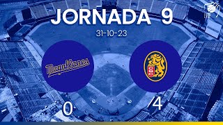 JORNADA 9 RESUMEN  Navegantes del Magallanes 0  Leones del Caracas 4 LVBP 2324 311023 [upl. by Gabbie]