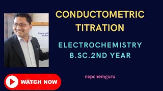 CONDUCTOMETRICTITRATIONbsc2ndyearphysicalchemistryelectrochemistry [upl. by Nylqcaj]