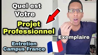 CAMPUS FRANCE  RÉUSSIR SON ENTRETIEN  CEST QUOI VOTRE PROJET PROFESSIONNEL   des exemplaires [upl. by Stelle605]