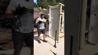 Interior Door Breach with Halligan Tool inward swinging door [upl. by Gearalt]