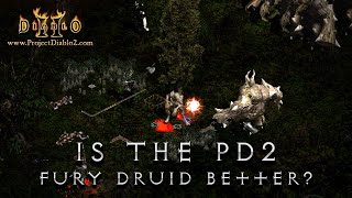 Project Diablo 2 Fury Druid Build  Is the Werewolf better than LOD [upl. by Alyakcim300]