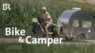 BikeCamping Unterwegs mit dem FahrradWohnwagen  Schwaben  Altbayern  BR [upl. by Jorrie948]