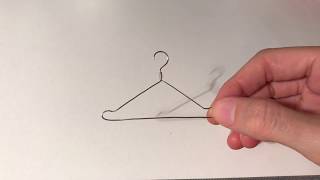 How to do a coat hanger  Miniature DIY [upl. by Airret]