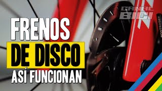 Método sencillo para calibrar los frenos de disco de tu bicicleta [upl. by Esidnak]