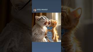 Kitten SCARED of Grandmas SURPRISE Visit 🙀 memes funny [upl. by Latt]