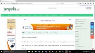 Difference between ThreadLocal class and volatile keyword in Java  javapedianet [upl. by Marianne623]